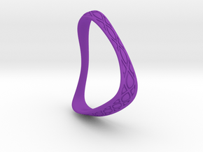 Bracella I in Purple Processed Versatile Plastic