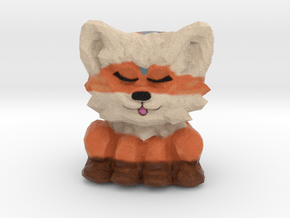 Foxy-Greggy Figurine in Full Color Sandstone