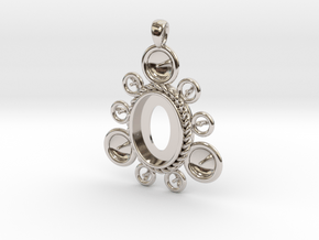 Pendant "Ursula" in Platinum: Small