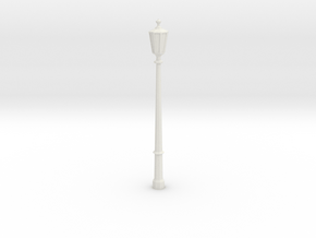 1:35 Light pole in White Natural Versatile Plastic
