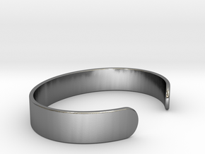 Cuff Bracelet – Wide in Polished Silver
