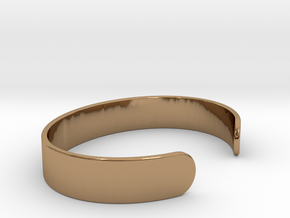 Cuff Bracelet – Wide in Polished Brass