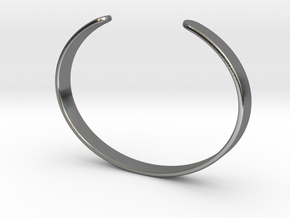 Cuff Bracelet – Narrow in Polished Silver
