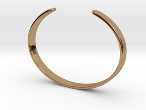 Cuff Bracelet – Narrow in Polished Brass