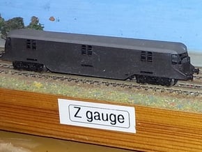 GWR Parcels Car #34 - Z - 1:220 in Smooth Fine Detail Plastic