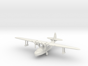 Sikorsky S-43 1/350 scale with u/c down in White Natural Versatile Plastic