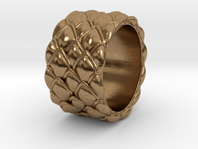 Dragon Scales 18.6 mm in Natural Brass