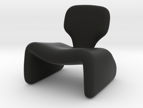 Oliver Mourgue Djinn Chair in Black Premium Versatile Plastic
