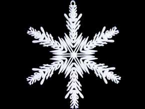 Matthew snowflake ornament in White Natural Versatile Plastic