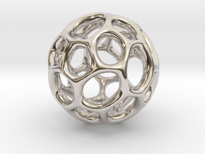 Gaia-30 (from $12) in Rhodium Plated Brass