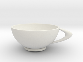 CircleCup A in White Natural Versatile Plastic: Medium