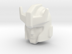 Prowl face (Titans Return) in White Natural Versatile Plastic
