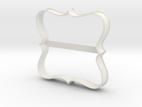Plate 23 cookie cutter for professional in White Natural Versatile Plastic