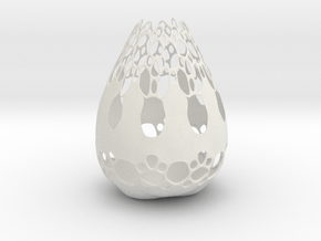 Nais Vase in White Natural Versatile Plastic