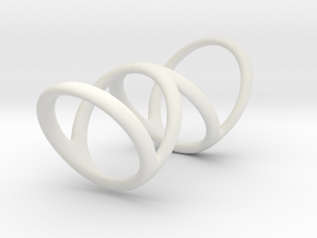 Ring for Bob L1 7-8 L2 1 3-8 D1 6 1-4 D2 6 3-4 D3  in White Premium Versatile Plastic