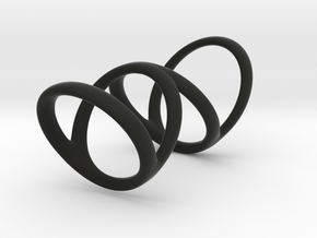 Ring for Bob L1 7-8 L2 1 3-8 D1 6 1-4 D2 6 3-4 D3  in Black Premium Versatile Plastic
