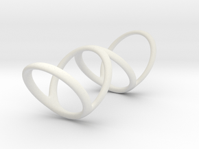 Ring for Bob L1 1 1-4 L2 1 3-4 D1 8 D2 9 3-4 D3 10 in White Premium Versatile Plastic