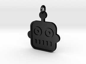 Robot Pendant in Matte Black Steel