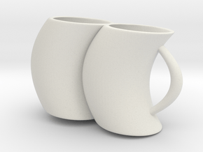 2joinCup A in White Natural Versatile Plastic: Medium