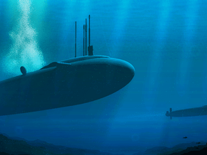 (1/600) US Navy CONFORM Submarine in Tan Fine Detail Plastic