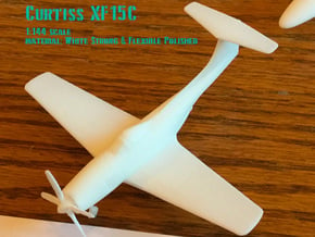 Curtiss XF15C in White Processed Versatile Plastic: 1:144