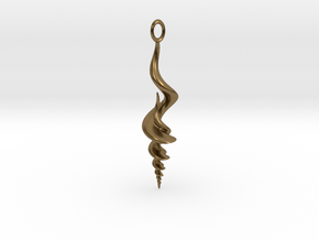 Shlly Pendant in Natural Bronze