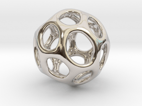 Gaia-20 (from $18.90) in Rhodium Plated Brass