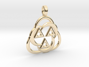 ANCIENT AURA in 14k Gold Plated Brass