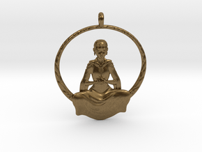 The Childlike Empress Pendant 5cm in Natural Bronze