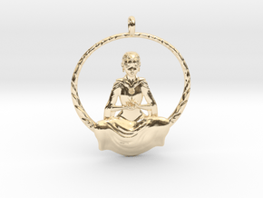 The Childlike Empress Pendant 5cm in 14K Yellow Gold