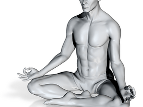 Digital-Male yoga pose 001 in Sexy 3d printing 113