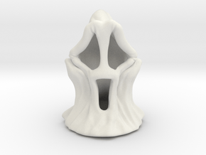 Scared Ghost in White Natural Versatile Plastic