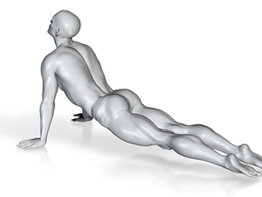 Digital-Male yoga pose 006 in Sexy 3d printing 118