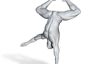Digital-Male yoga pose 009 in Sexy 3d printing 121