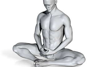 Digital-Male yoga pose 012 in Sexy 3d printing 124