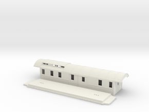 DFo7 - Swedish passenger wagon in White Natural Versatile Plastic