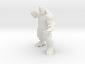 Hulk (Re-sized) in White Natural Versatile Plastic