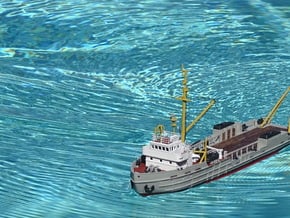 Supplier NVG6, Hull (1:200, RC) in White Natural Versatile Plastic