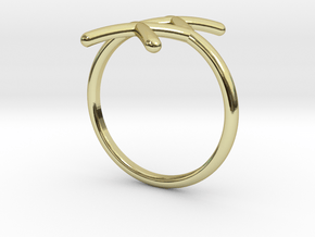 Ant in 18k Gold Plated Brass: 3 / 44