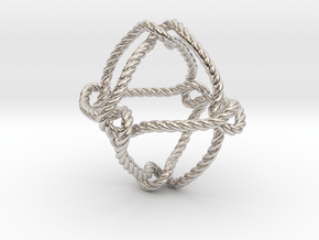 Octahedral knot (Rope) in Platinum: Extra Small