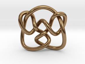 Knot 8₁₅ (Circle) in Natural Brass: Extra Small