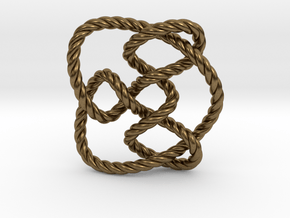 Knot 8₁₅ (Rope) in Natural Bronze: Extra Small