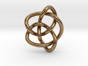 Knot 8₁₆ (Circle) in Natural Brass: Extra Small