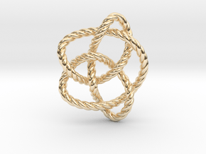 Knot 8₁₆ (Rope) in 14K Yellow Gold: Extra Small