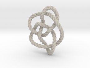 Knot 8₁₆ (Rope) in Natural Sandstone: Large