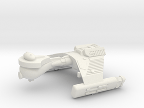 3788 Scale Klingon F5K Refitted Frigate WEM in White Natural Versatile Plastic