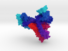 Bacterial Sodium Channel in Full Color Sandstone