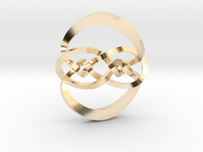 Knot 10₁₂₀ (Square) in 14K Yellow Gold: Extra Small