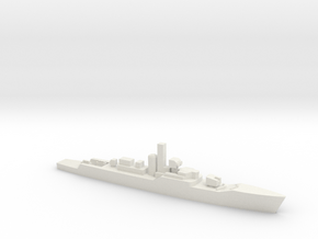 Whitby-class frigate, 1/2400 in White Natural Versatile Plastic