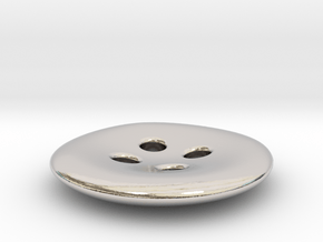Asymmetrical designer buttons in Platinum